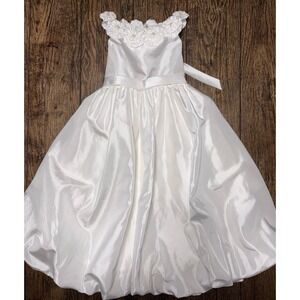 David's bridal flower girl dress ivory size 6